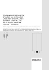 Stiebel Eltron SH 100 S Utilisation Et Installation