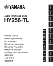 Yamaha HY256-TL Mode D'emploi