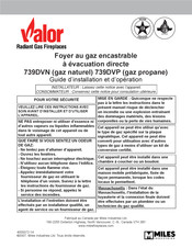 Valor 739DVN Guide D'installation Et D'operation