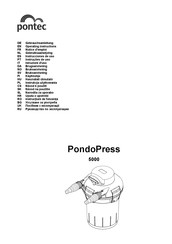 Pontec PondoPress 5000 Notice D'emploi