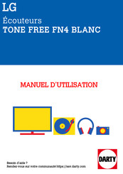 LG TONE Free HBS-FN5U Manuel De L'utilisateur