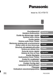 Panasonic SC-HTB170 Guide De Démarrage Rapide