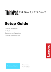 Lenovo E15 Gen 2 Guide De Configuration