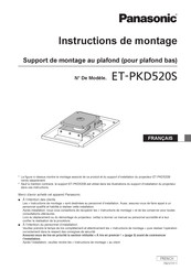 Panasonic ET-PKD520S Instructions De Montage