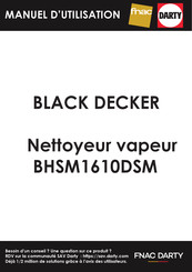 Black & Decker BHSM1610DSM Mode D'emploi