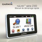 Garmin nüLink! 2300 Série Manuel De Demarrage Rapide