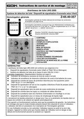 GOK Z-65.40-357 Instructions De Service