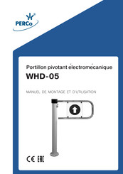 PERCo WHD-05 Manuel De Montage Et D'utilisation