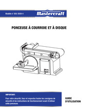 MasterCraft 055-3559-4 Guide D'utilisation