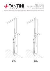 Fantini Rubinetti MILANOSLIM OUTDOOR H121U Instructions De Montage