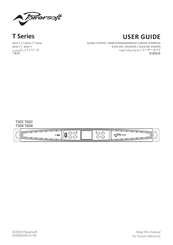 powersoft T602 Mode D'emploi