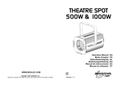 JB Systems Light Theatre Spot 1000W Mode D'emploi