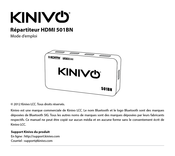 Kinivo 501BN Mode D'emploi