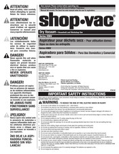 Shop-Vac H96V Manuel D'utilisation