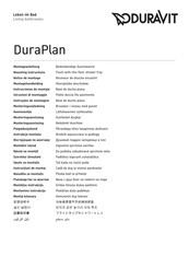 DURAVIT DuraPlan 720085 Notice De Montage