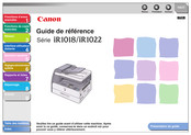 Canon iR1018 Serie Guide De Référence