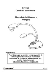 Lumens DC193 Manuel De L'utilisateur