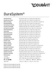 DURAVIT DuraSystem WD1010 000 000 Notice De Montage