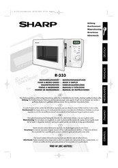 Sharp R-333 Mode D'emploi