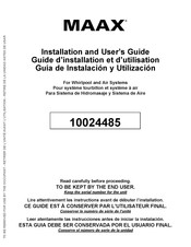 MAAX 10024485 Guide D'installation Et D'utilisation