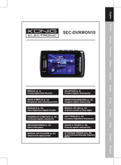 König Electronic SEC-DVRMON10 Mode D'emploi