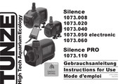 Tunze Silence 1073.050 electronic Mode D'emploi