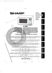 Sharp R-208 Mode D'emploi