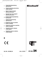 EINHELL 42.584.34 Mode D'emploi D'origine