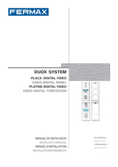 Fermax Duox System Manuel D'utilisation