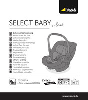 Hauck SELECT BABY Mode D'emploi