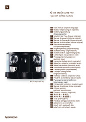 Nespresso Gemini CS 200 PRO Mode D'emploi