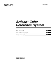 Sony Artisan GDM-C520K Guide De Démarrage Rapide