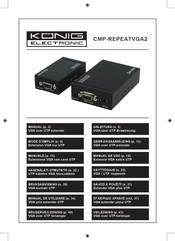 König Electronic CMP-REPEATVGA2 Mode D'emploi