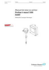 Endress+Hauser Proline t-mass I 500 HART Manuel De Mise En Service