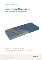 arjo Pentaflex Premium Mode D'emploi