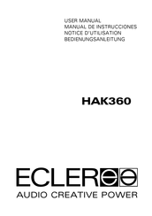Ecler HAK360 Manuel D'utilisation
