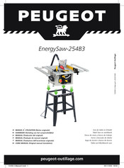 Peugeot EnergySaw-254B3 Manuel D'utilisation