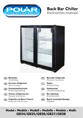 Polar Refrigeration G838 Mode D'emploi