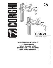 Panzitta Sales & Service CORGHI SP 2300 Guide Rapide