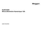 Megger DLRO10HD Guide Utilisateur