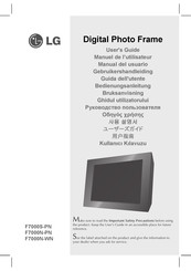 LG F7000S-PN Manuel De L'utilisateur