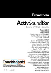 Touchboards Promethean Activsoundbar Guide D'installation Rapide