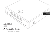 Cambridge Audio Sonata CD30 Mode D'emploi