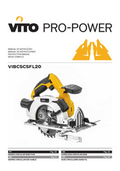 VITO PRO-POWER VIBCSCSFL20 Mode D'emploi