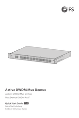 FS Mux Demux DWDM Actif Guide De Démarrage Rapide