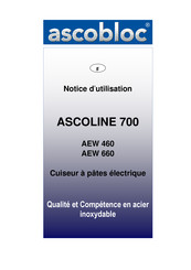 ascobloc ASCOLINE 700 Série Notice D'utilisation
