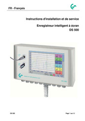 CS Instruments DS 500 Instructions D'installation Et De Service