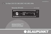 Blaupunkt Montevideo 4010 DVD Mode D'emploi Et De Montage