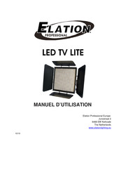 Elation Professional LED TV LITE Manuel D'utilisation