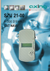 axing SAT Navi SZU 21-00 Mode D'emploi